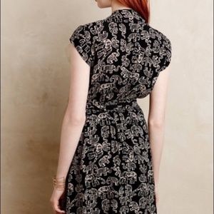 Noronha Wrap Dress by Maeve (elephant print)